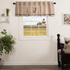 Sawyer Mill Charcoal Chicken Valance Pleated 20x72 - The Village Country Store 