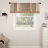Sawyer Mill Charcoal Patchwork Valance 19x60 - The Village Country Store 