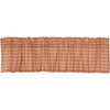 Sawyer Mill Red Plaid Valance 16x72 - The Village Country Store 