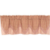 Sawyer Mill Red Valance Layered 20x72 - The Village Country Store 