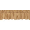 Simple Life Flax Khaki Valance 16x72 - The Village Country Store 
