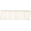 Tobacco Cloth Antique White Valance Fringed 16x72 - The Village Country Store 