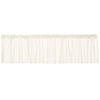 Tobacco Cloth Antique White Valance Fringed 16x90 - The Village Country Store 