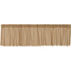 Tobacco Cloth Khaki Valance Fringed 16x90 - The Village Country Store 