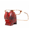 Elephant Eyeglass Stand in Red Wash - The Village Country Store