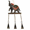 Embossed Elephant Chime, Hand-painted Recycled Iron - The Village Country Store 