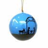 Handpainted Nativity Papier Mache Hanging Ball Ornament - The Village Country Store 