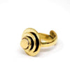 Domed Adjustable Brass Ring - The Village Country Store 