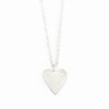 Silverpolished Heart Necklace - The Village Country Store 