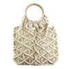 Macrame Bag with Wooden Handle - The Village Country Store 