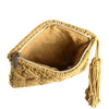 Macrame Clutch with Tassel, Tan - The Village Country Store 