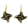 Brass Pinwheel Earrings - Brass Images (E) - The Village Country Store 