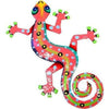 Colorful Gecko Haitian Steel Drum Wall Art, 13 inch Polka Dots - The Village Country Store 
