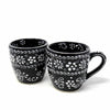 Encantada Handmade Pottery Set of Two Mugs, Ink - The Village Country Store 