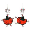Dancing Girl Pumpkin Earrings - Creative Alternatives - The Village Country Store 
