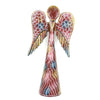 12-inch Hand Painted Metalwork Angel - Pink - Croix des Bouquets (H) - The Village Country Store 