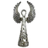 16-inch Metalwork Angel - Wings Up  - Croix des Bouquets (H) - The Village Country Store 