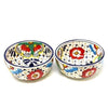 Half Moon Bowls - Dots and Flowers, Set of Two - Encantada - The Village Country Store 