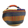 Bolga Market Basket, Large - Mixed Colors - The Village Country Store 