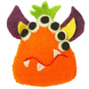 Hand Felted Orange Tooth Monster with Many Eyes - Global Groove - The Village Country Store 
