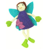 Hand Felted Tooth Fairy Pillow - Brunette with Purple Dress - Global Groove - The Village Country Store 