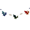 Felt Dragon Garland - Primary Colors - Global Groove - The Village Country Store 
