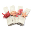 Hand-felted Seashore Napkin Rings, Set of Four Designs - Global Groove (T) - The Village Country Store 