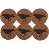 Heritage Farms Crow Jute Coaster Set of 6 - The Village Country Store 