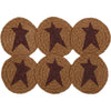 Heritage Farms Star Jute Coaster Set of 6 - The Village Country Store 