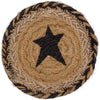 Kettle Grove Jute Coaster Stencil Star Set of 6 - The Village Country Store 