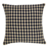 Black Check Pillow Fabric 16x16 - The Village Country Store 