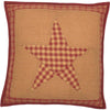 Ninepatch Star Quilted Pillow 16x16 - The Village Country Store 