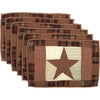 Abilene Star Quilted Placemat Set of 6 12x18 - The Village Country Store 