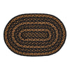 Black & Tan Jute Oval Placemat 12x18 - The Village Country Store 