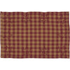 Burgundy Star Placemat Set of 6 12x18 - The Village Country Store 