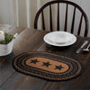 Farmhouse Jute Placemat Stencil Stars 10x15 - The Village Country Store 