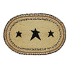 Kettle Grove Jute Placemat Stencil Star Set of 6 12x18 - The Village Country Store 