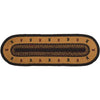 Heritage Farms Star Jute Stair Tread Oval Latex 8.5x27 - The Village Country Store 