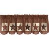 Abilene Patch Block and Star Valance 20x72 - The Village Country Store 