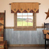 Heritage Farms Primitive Star and Pip Valance Layered 20x60 - The Village Country Store 