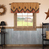 Stratton Primitive Star Valance Layered 20x72 - The Village Country Store 