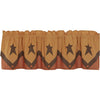 Stratton Primitive Star Valance Layered 20x72 - The Village Country Store 