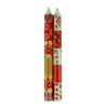 Hand Painted Candles in Owoduni Design (pair of tapers) - Nobunto - The Village Country Store 
