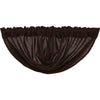 Burlap Chocolate Balloon Valance 15x60 - The Village Country Store 