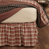 Beckham Plaid King Bed Skirt 78x80x16 - The Village Country Store 