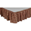 Beckham Plaid Queen Bed Skirt 60x80x16 - The Village Country Store 