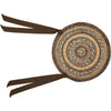 Espresso Jute Chair Pad - The Village Country Store 