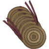 Tea Cabin Jute Chair Pad Set of 6 - The Village Country Store 