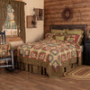 Tea Cabin Luxury King Quilt 120Wx105L - The Village Country Store 