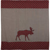 Cumberland Moose Applique Shower Curtain 72x72 - The Village Country Store 